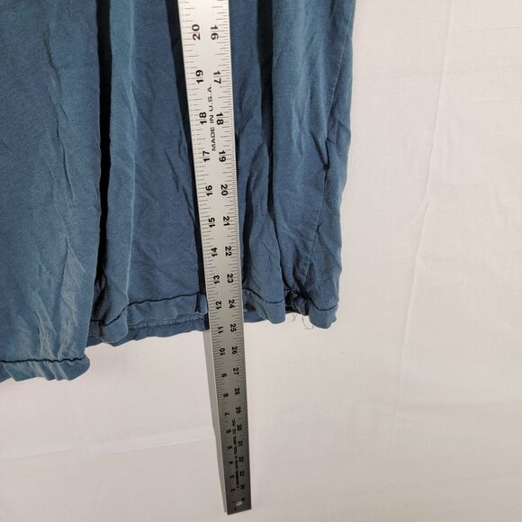 Bundle of x2 Blue and Gray Short Sleeve Shirt Crew Neck Women's Size Medium - Picture 6 of 6